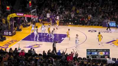 [Highlight] Austin Reaves with a FILTHY dish to Vando for the corner three