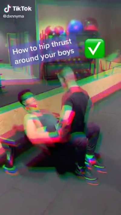 Hip Thrust with the boys