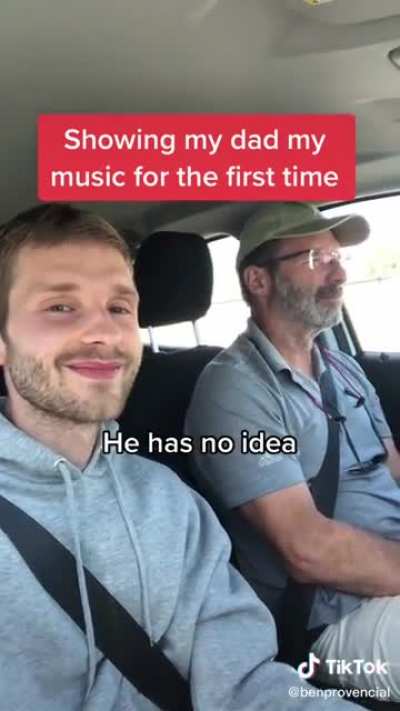 Sharing your soul with your dad.