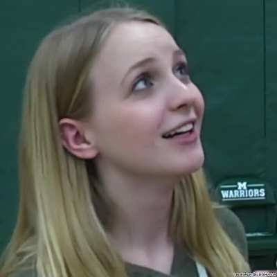 Just as she gives him the look