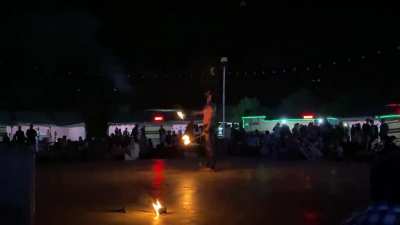 Fire Breather in Dubai
