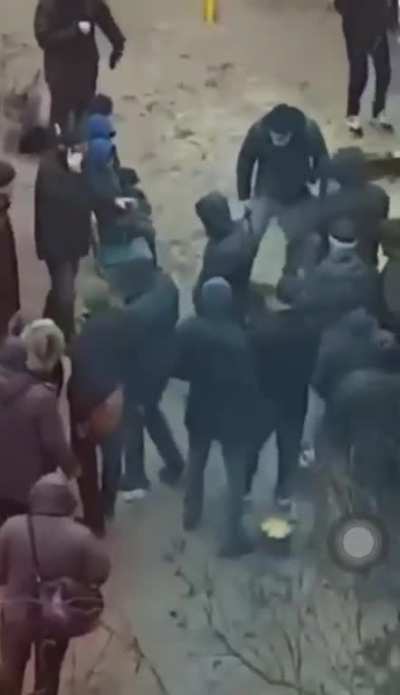Nazi gangs doing .....