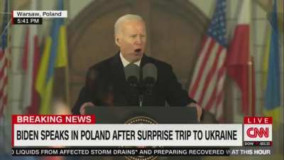 &ldquo;Kyiv stands strong! Kyiv stands proud! It stands tall! And most important, it stands free." &mdash; President Biden in Warsaw