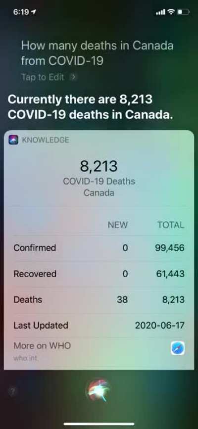 Siri...are you feeling alright?