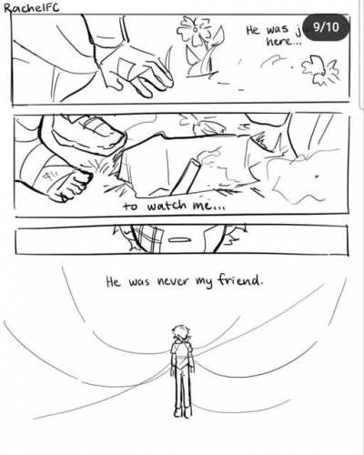 I found this comic about c! Tommy's exile arc (credits to rachel_chennie on instagram, go check her out) and was based oon the lyrics of the song "Achilles come down" by Gang of Youths, so I decided to play the music while I was reading it