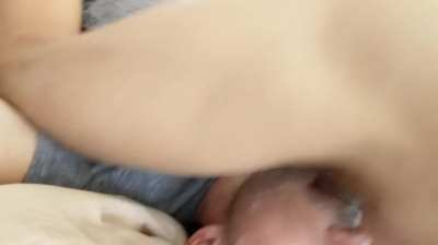 He pounded my face before feeding me his load