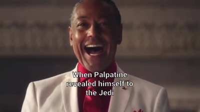 When Palpatine reveals himself