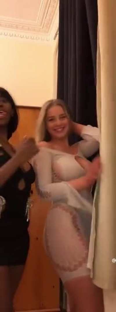 IRTR - tight dress and dancing