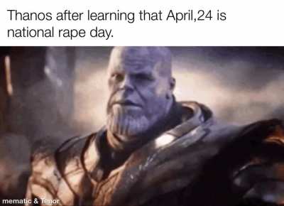 He should just keep snapping till we&rsquo;re all dead.