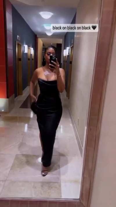 All black