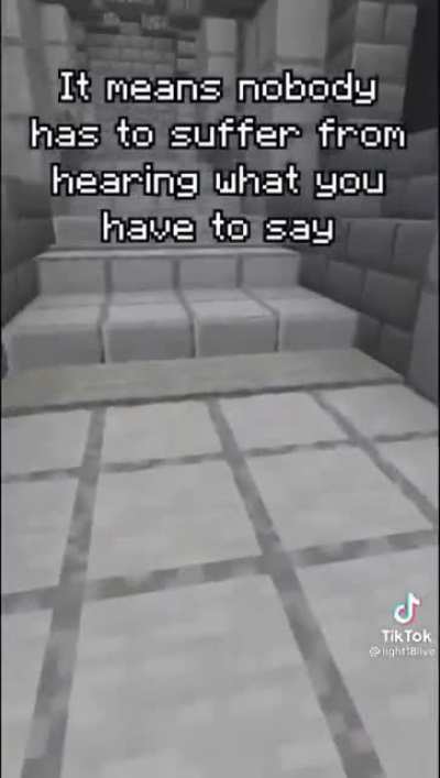 The shutting up theory