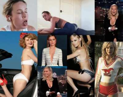 Brie Larson - throat, pussy, ass, and legs showcase