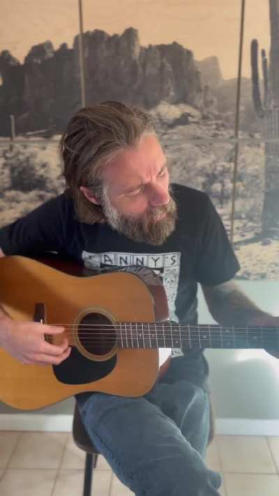 Trying a folky version of Please Please Please Let Me Get What i Want