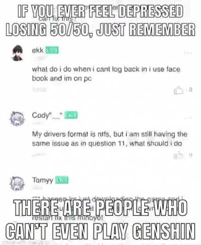(Meanwhile at the genshin&rsquo;s faq article page) this needs to be brought to people&rsquo;s attention seriously.