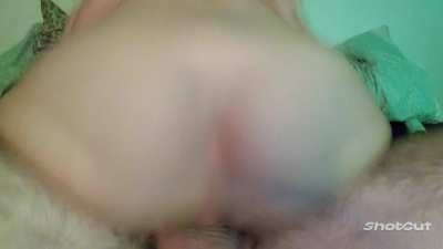 This tight pussy was wet AF I had to dump a load in her 