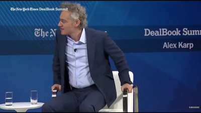 Palantir CEO: "What is the biggest problem in this culture? I'll tell you the biggest problem: no one believes the institutions are credible."