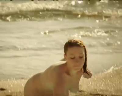 On the beach