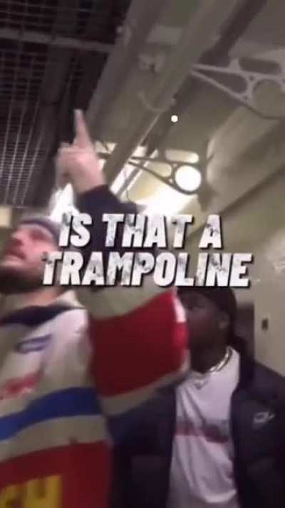 A trampoline