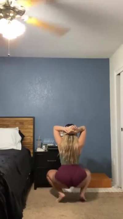 She can def ride it