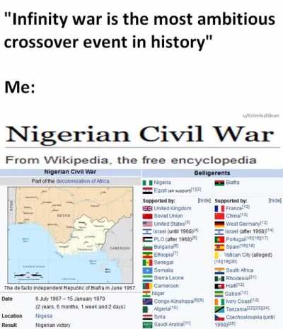 Infinity War: Nigeria Edition (earrape)