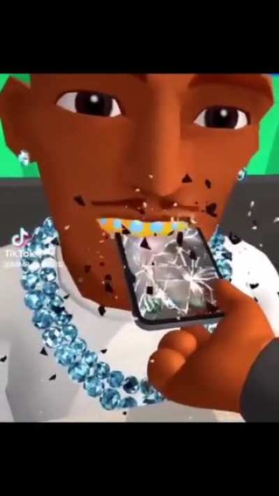Dababy Eating Iphone
