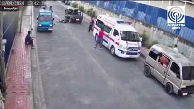 The way that one medic just opened the door