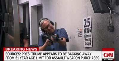 SEE WHY WOULD ANY ONE NEED AN AUTOMATIC ASSAULT RIFLE 15 ITS NOT FOR HUNTING