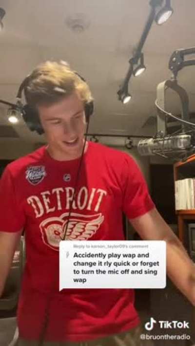 "Accidentally" Playing WAP on the Radio.