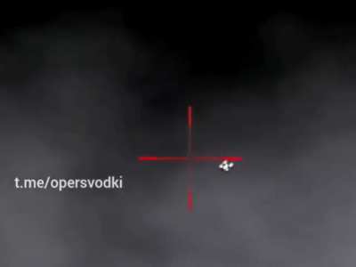 Ukrainian 'Baba Yaga' drone shot down by Russian soldiers with a shotgun. 