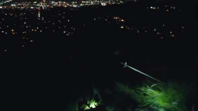Sydney hanging bras from her lingerie line on the Hollywood Sign posted to Instagram 1/26/26.