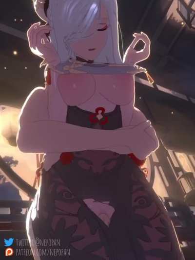 Shenhe thigh sex