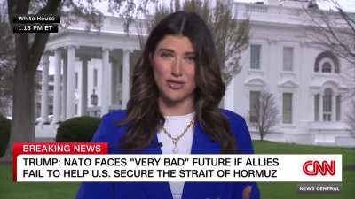 CNN reporter exposes the massive hypocrisy of the administration. Trump launched a surprise attack on Iran without consulting any NATO allies, catching them completely off guard. Now that he is losing, he is desperately begging them for warships.