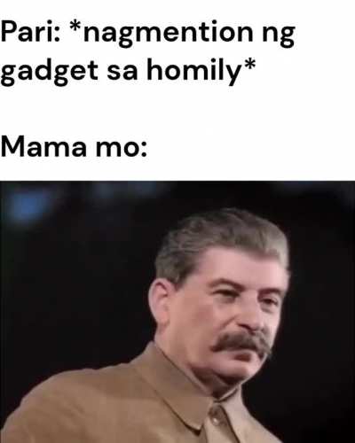 "oh diba sabi ng gospel wag maging addict sa gadget na yan"