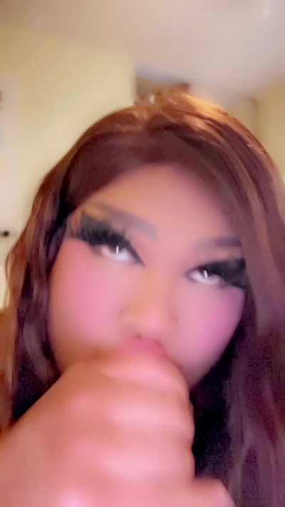 POV: you ask me for a sloppy wet blowjob 