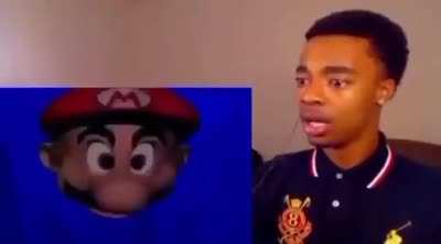 Never react to mario, otherwise...