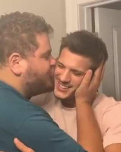 You don&rsquo;t kiss your homies?