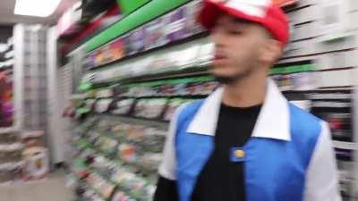 Team Rocket caught him lacking 