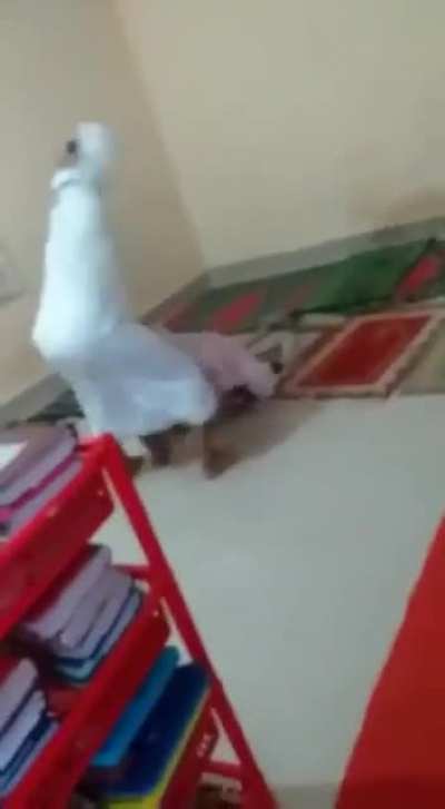 Punishment at a madrassa.