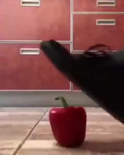 The sounds you hear when stepping on vegetables