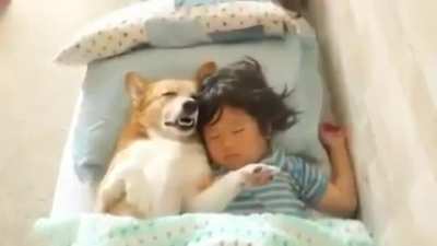 Hogging the bed