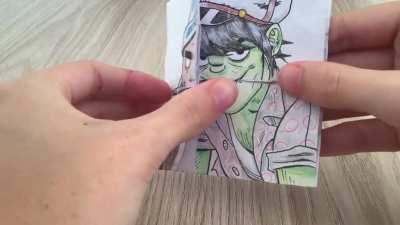 Gorillaz Flip-book [Original Content]