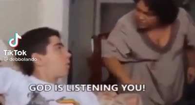 God is listening to you