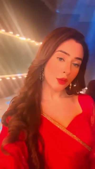 Hiba Nawab in saree
