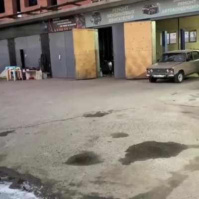 This guy made a flamethrower car in Russia