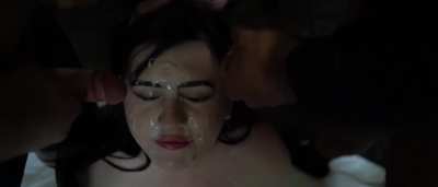 Chubby Slut Gets Bukkaked