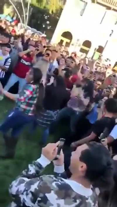 The dude who starts dancing deserves a Nobel prize