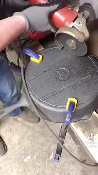 RIP perfectly good cast iron pan&hellip;