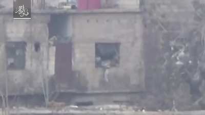 Locally built launcher used to hurl explosives at sandbagged windows in Syrian Army controlled buildings - Al-Rahman Corps - Jobar, Damascus - 2016