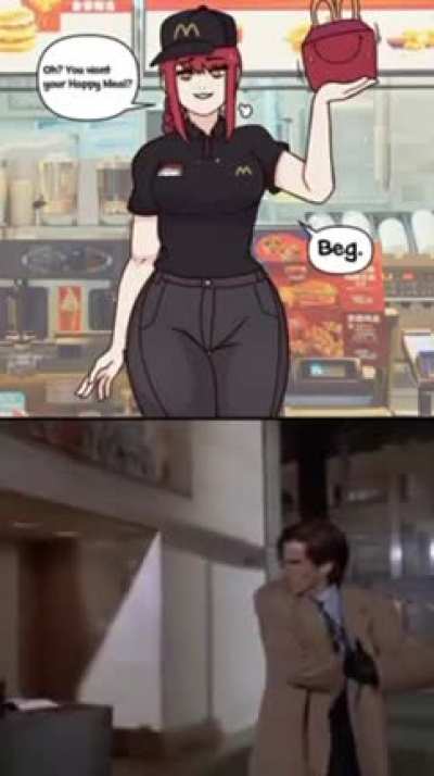 Give me my fucking happy meal