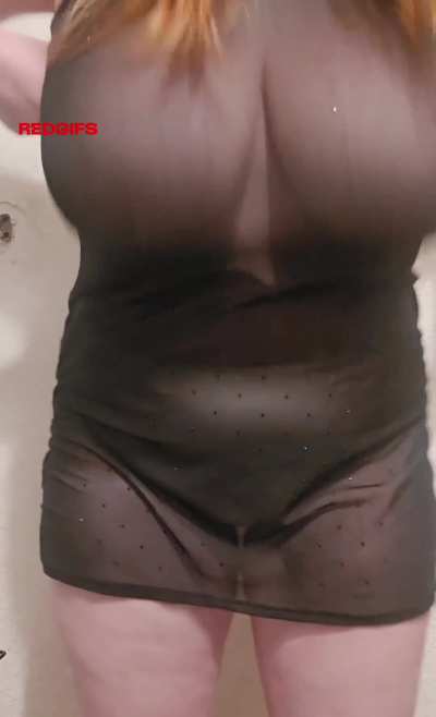 I own waaay too many sheer tops and dresses